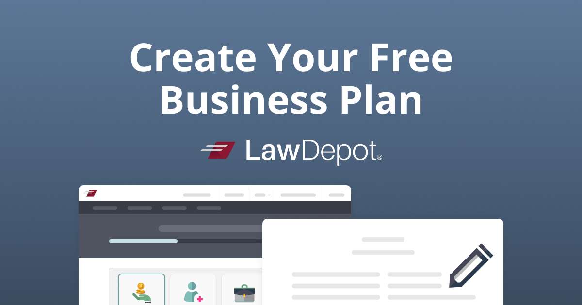 lawdepot business plan template